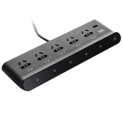 實(shí)智P1黑色電視智能插排 家電配件的創(chuàng)新升級(jí)